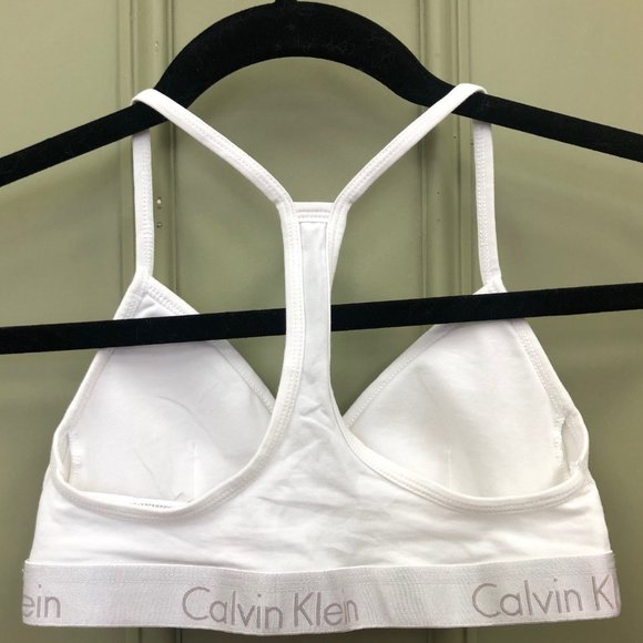 CALVIN KLEIN SPORTS BRA UNPADDED SIZE SMALL - Picture 2 of 3